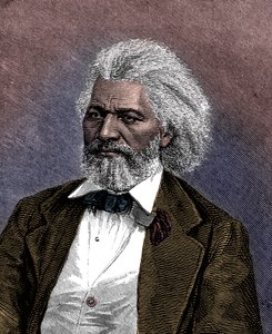 Frederick Douglass, American diplomat, abolitionist and writer, 1875 by Unbekannt