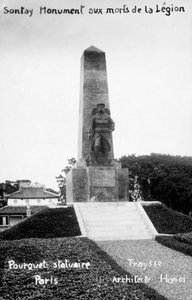 French Foreign Legion Monument, Sontay, Vietnam, 20th Century
