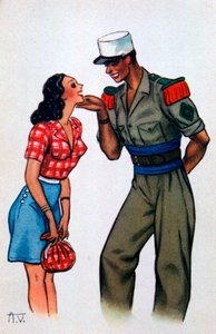 French Foreign Legion postcard