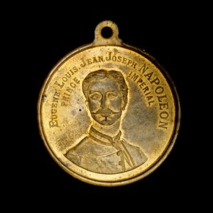 French Medal depicting Prince Imperial Eugene Louis Jean Joseph Napoleon