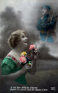 French WWI postcard, 1914-1918