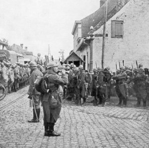 French and Belgian Troops, Flanders