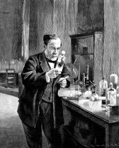 French chemist and microbiologist Louis Pasteur 1822-1895 by Unbekannt