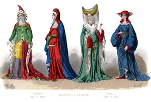French Costume: Charles V, Charles VI by Unbekannt