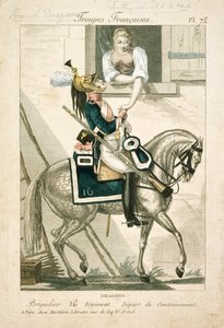 French dragoon of the Napoleonic Wars by Unbekannt