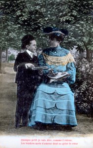French romantic postcard, c1900 by Unbekannt
