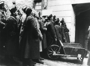 French Soldiers at an Army Cinema, France