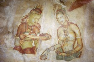 Ladies of Sigiriya, Sri Lanka (fresco) by Unbekannt