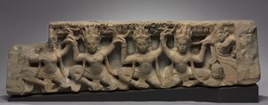 Frieze with Apsaras, late 1100s by Unbekannt