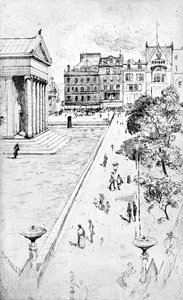 From the Steps of the Mound, Edinburgh