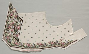 Front Half of a Vest, late 1700s by Unbekannt