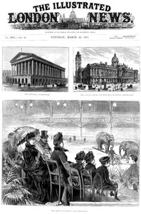 Front Page of The Illustrated London News, 1887