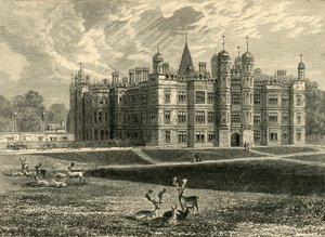Front of Burghley House