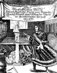 Frontispiece of Magia Naturalis by Johannes Baptista della Porta