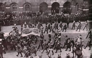 Funeral Procession of King Edward VII, Whitehall, London by Unbekannt