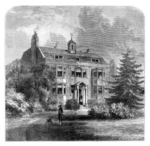Gads Hill Place, the residence of Charles Dickens, Higham, Kent