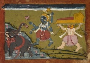 Gajendra Moksha: The Salvation of the King of the Elephants by Unbekannt