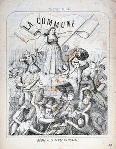 Garde Nationale, Paris Commune, 1871 by Unbekannt
