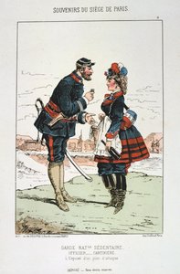 Garde Nationale Sedentaire - Officier Cantinierre, Siege of Paris by Unbekannt