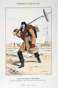 Garde Nationale Sedentaire, Siege of Paris, 1870-1871
