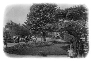Gardens of the Hotel de Ville, Le Havre, Normandy, France, early 20th century