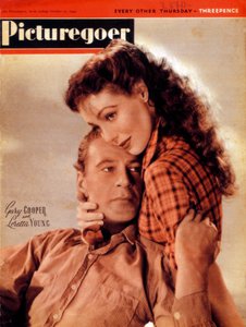 Gary Cooper and Loretta Young, American actors