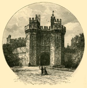 Gateway of Lancaster Castle, 1898