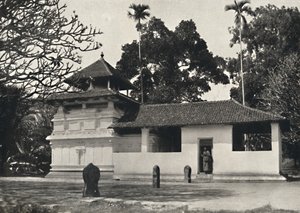 Gedige Vihara, Kandy Example of a Buddhist Temple in the Style of a Hindu Shrine, Dewale by Unbekannt