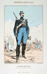 Gendarmerie Republicaine, Siege of Paris, Franco-Prussian War