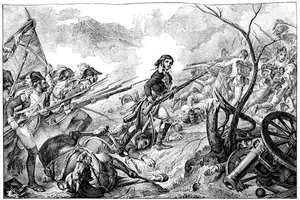 General Joubert at the Battle of Rivoli, 14th January 1797 by Unbekannt