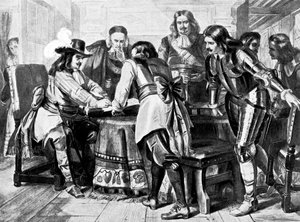 General Monck Declares for a Free Parliament by Unbekannt