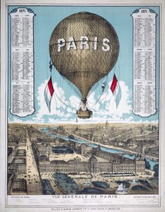 General View of Paris, France