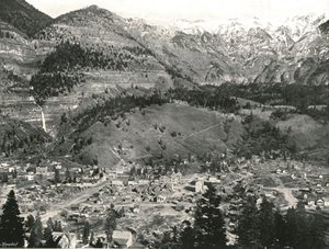 General View of Ouray and the Rockies, USA, 1895 by Unbekannt