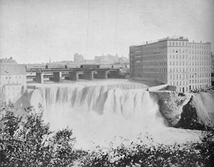 Genesee Falls, Rochester, N.Y., c1897