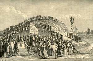 George III and Queen Charlotte at Eton Montem by Unbekannt