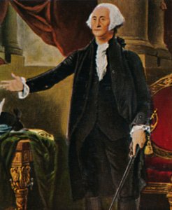 George Washington - Engraving after the Painting by G.C. Stuart