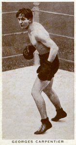 Georges Carpentier, French boxer
