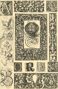 German Renaissance typographic ornaments by Unbekannt