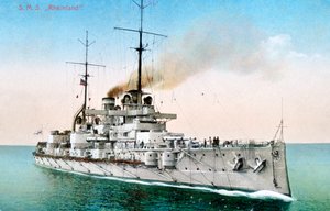 German battleship Rheinland, c1910-1918