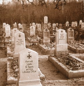German Cemetery, Carlepont, Northern France, c1914-c1918
