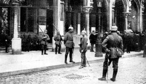 German occupation of Brussels, First World War, 1914