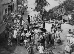 German Travelling Kitchen, Vosges, France, World War I, 1916 by Unbekannt