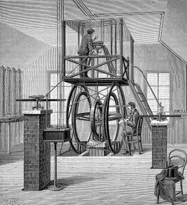 Giant Galvanometer in the Physics Laboratory, Cornell University, New York, USA