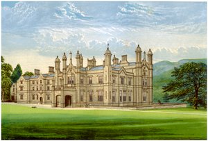 Glanusk Park, Brecknockshire, Wales, home of Baronet Bailey by Unbekannt