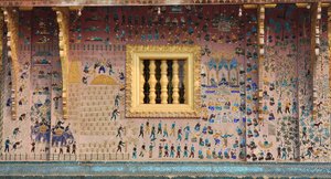 Glass Mosaics in the Wat Xieng Thong, Luang Prabang, Laos