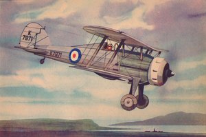 Gloster Gladiator Fighter Biplane
