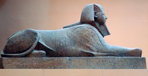 Granite Sphinx of Hatshepsut, Reign of Hatshepsut, Egyptian, 18th Dynasty