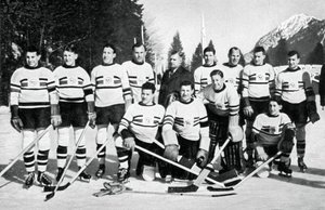 Great Britain Ice Hockey Team, Winter Olympic Games, Garmisch-Partenkirchen, Germany by Unbekannt