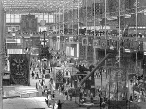Great Exhibition in the Crystal Palace, Hyde Park, London by Unbekannt