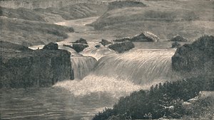 Great Falls of the Yellowstone River by Unbekannt